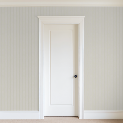 Beadboard (Cream) Wallpaper