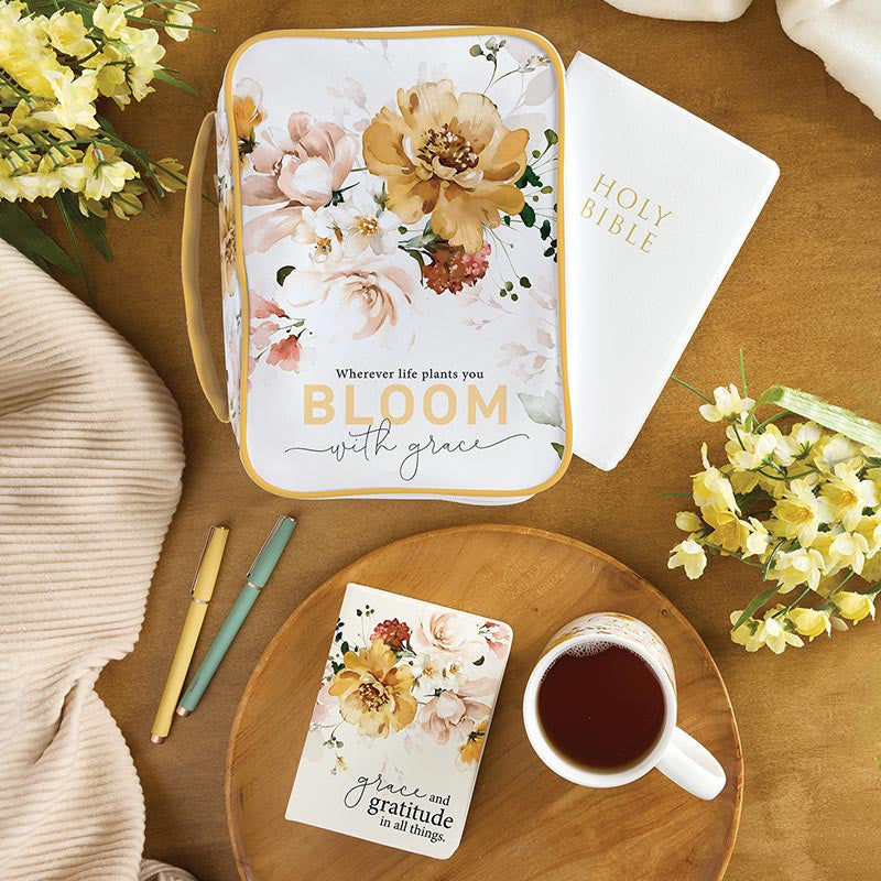 Bloom Collection Polyester Bible Cover