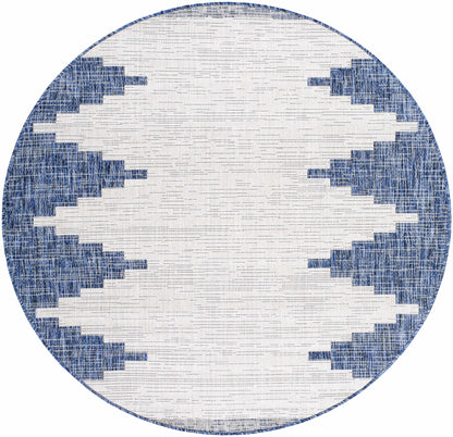Djugun Navy Indoor &amp; Outdoor Area Rug - Clearance