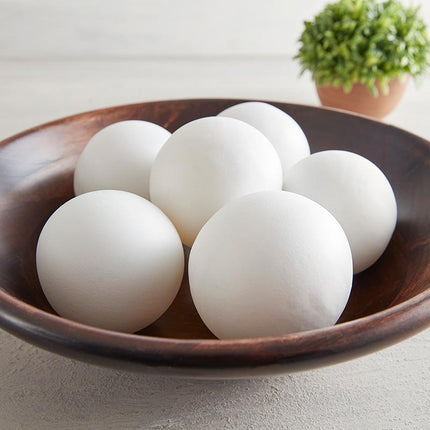 Solid Glass Décor Balls - Matte White