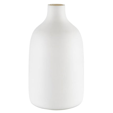 White Matte Tube Vase - Large