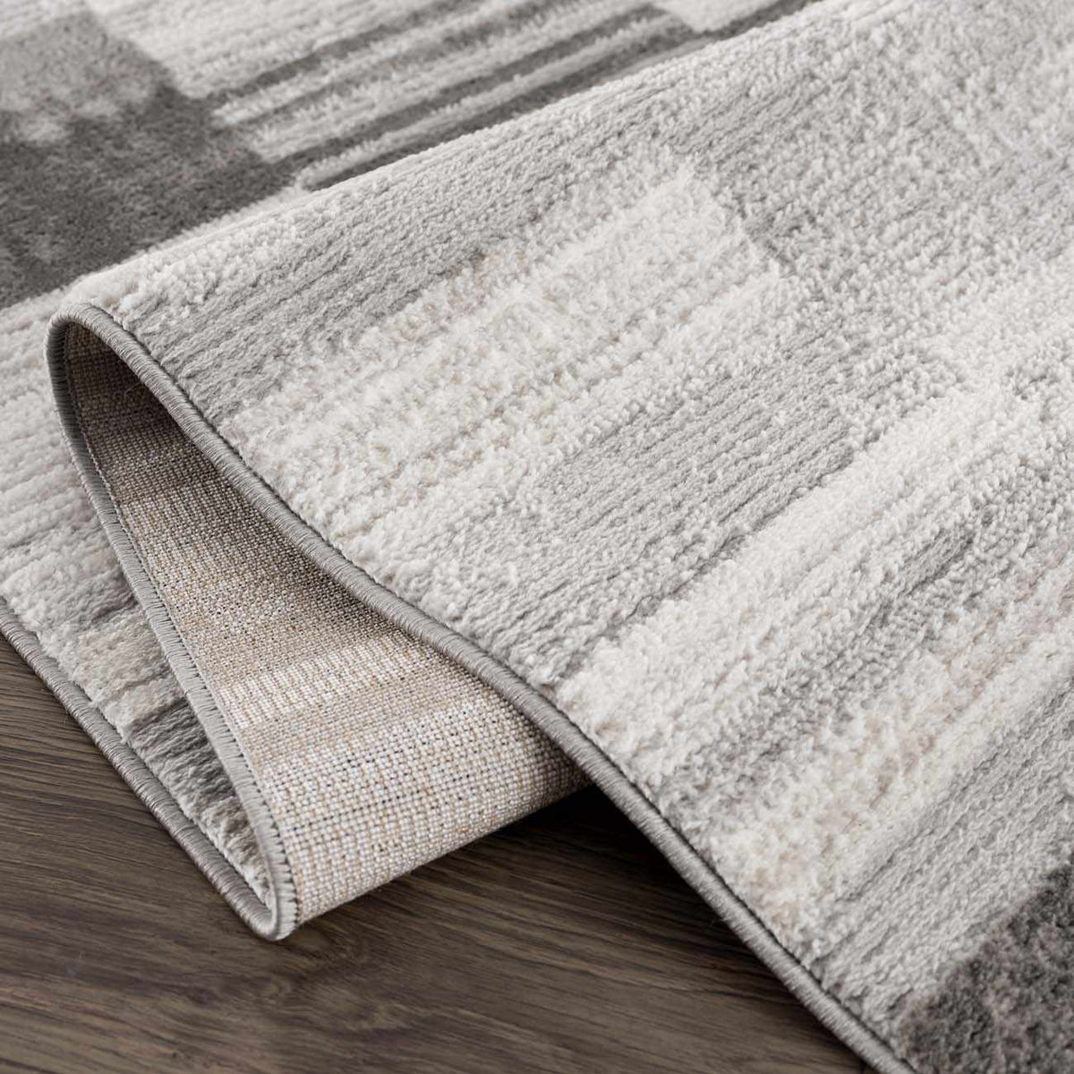 Bronka Broken-Striped Area Rug - Clearance