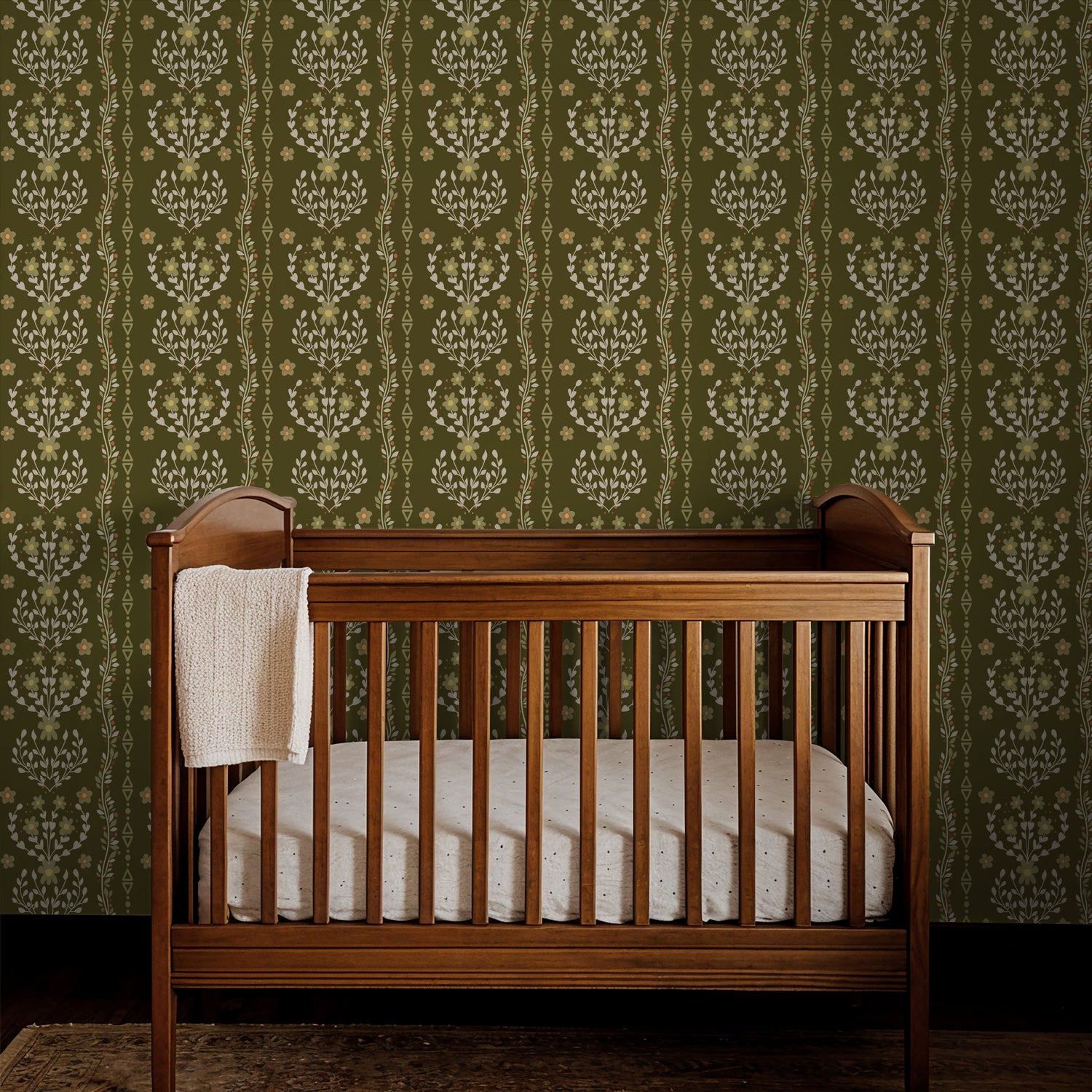 Beacon Meadow (Green) Wallpaper - 8 FT H X 17.4 FT W LUXE P&amp;S