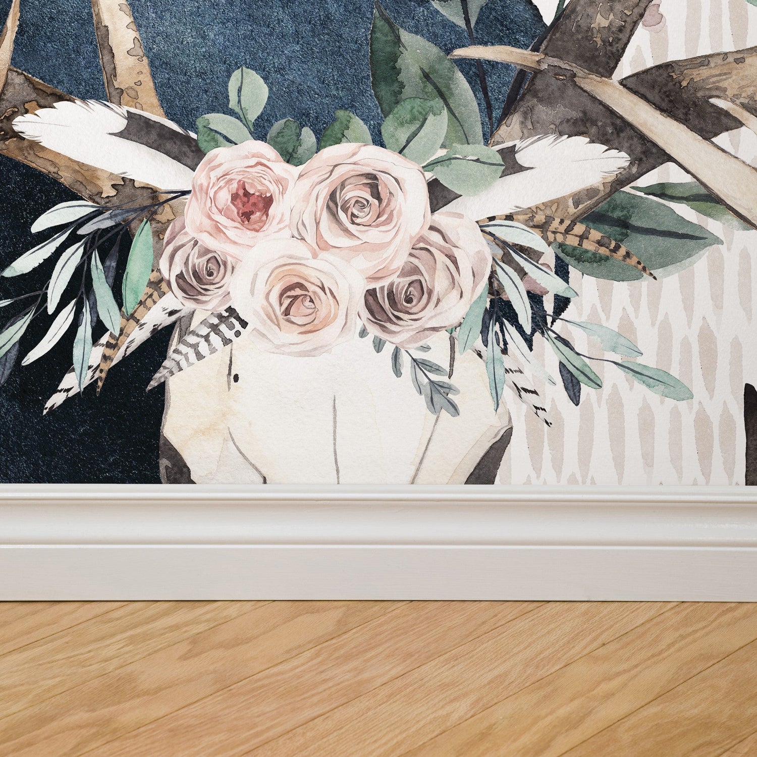Lawless Rose Wallpaper - 10 FT H X 15.8 FT W LUXE