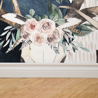 Lawless Rose Wallpaper - 10 FT H X 15.8 FT W LUXE