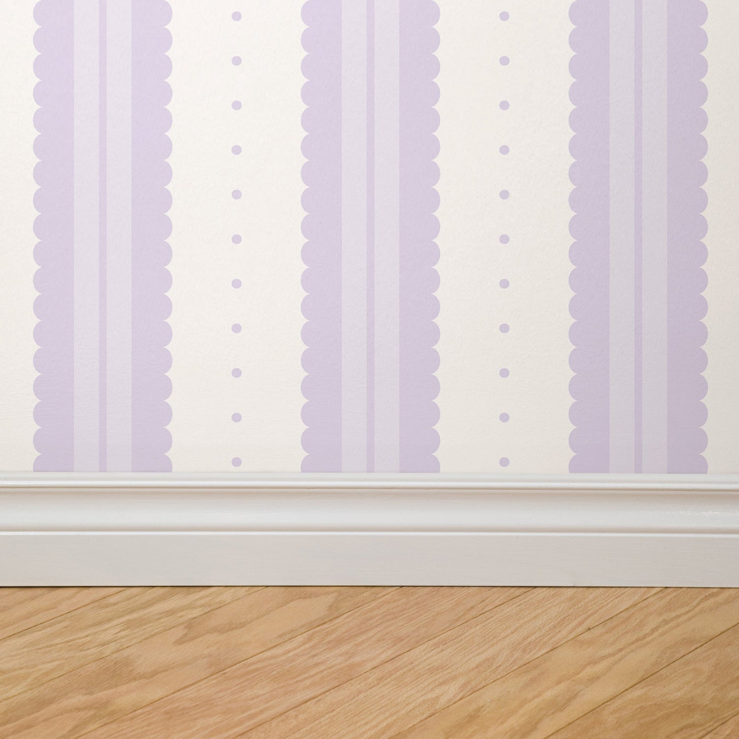 Petal Soft Scallops (Purple) Wallpaper