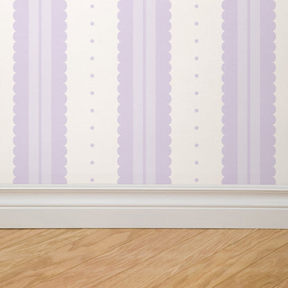 Petal Soft Scallops (Purple) Wallpaper