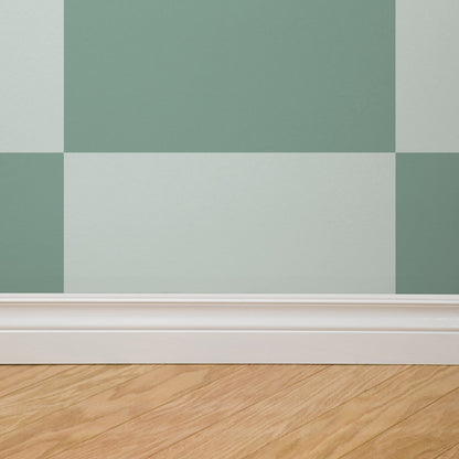 Simply Checker (Light Teal) Wallpaper
