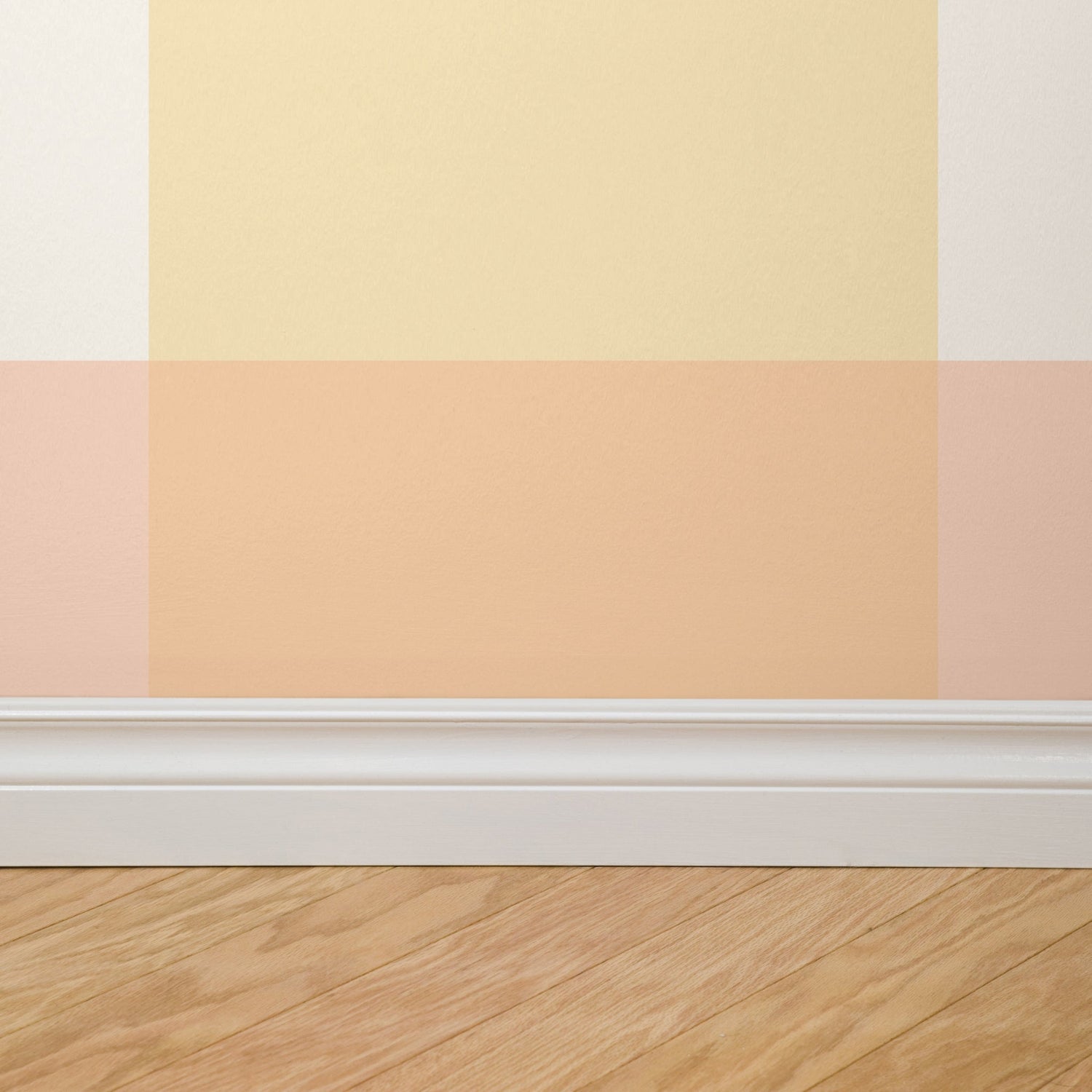 Simply Gingham Large (Pink &amp; Yellow) Wallpaper
