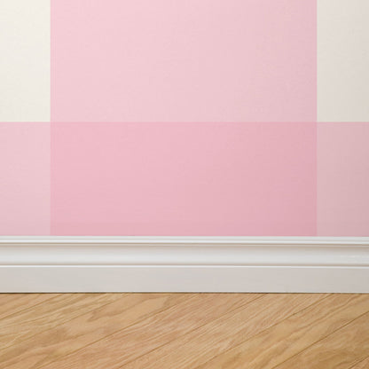 Simply Gingham Large (Pink) Wallpaper
