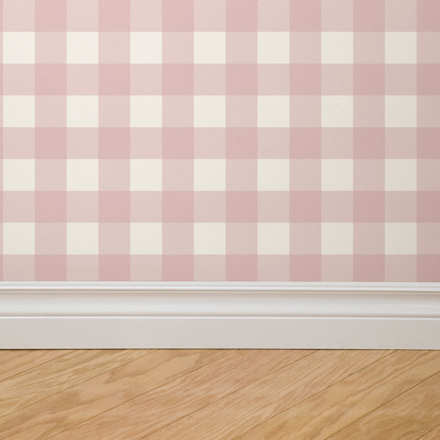 Simply Gingham Small (Mauve) Wallpaper