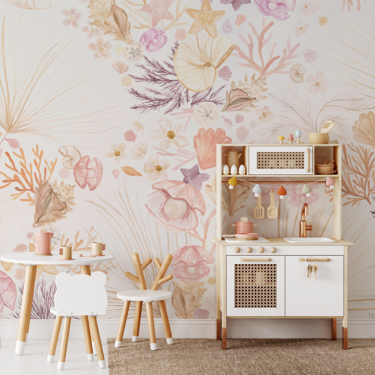 Beachy Keen Wallpaper - 8 FT H X 14.25 FT W LUXE