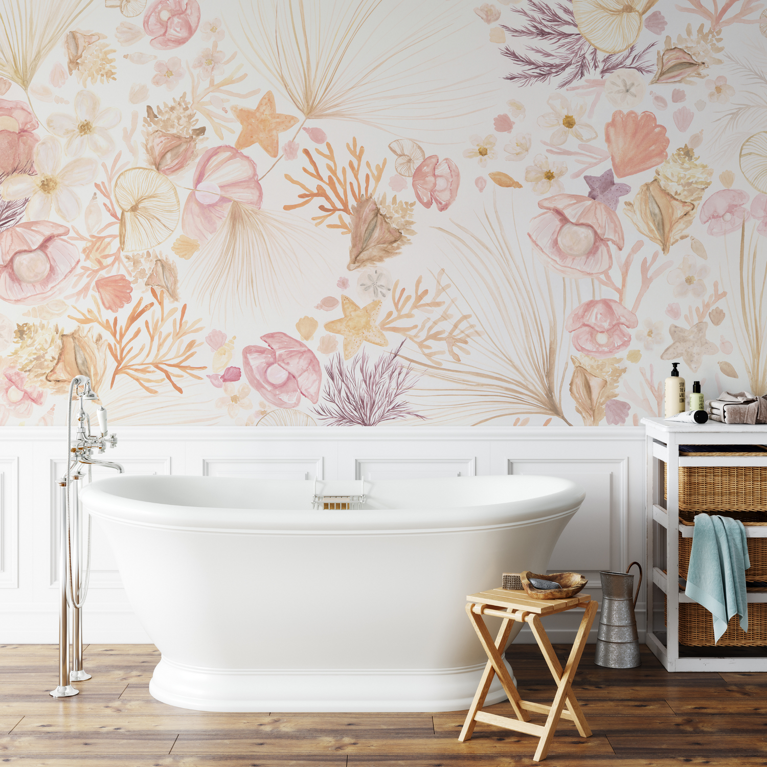 Beachy Keen Wallpaper - 8 FT H X 14.25 FT W LUXE