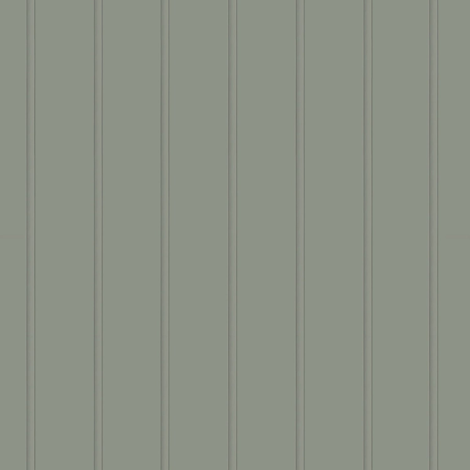 Beadboard (Green) Wallpaper