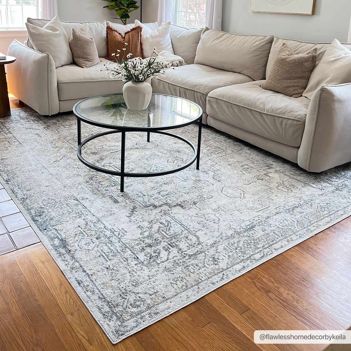 Hera Olive Boutique Washable Rug