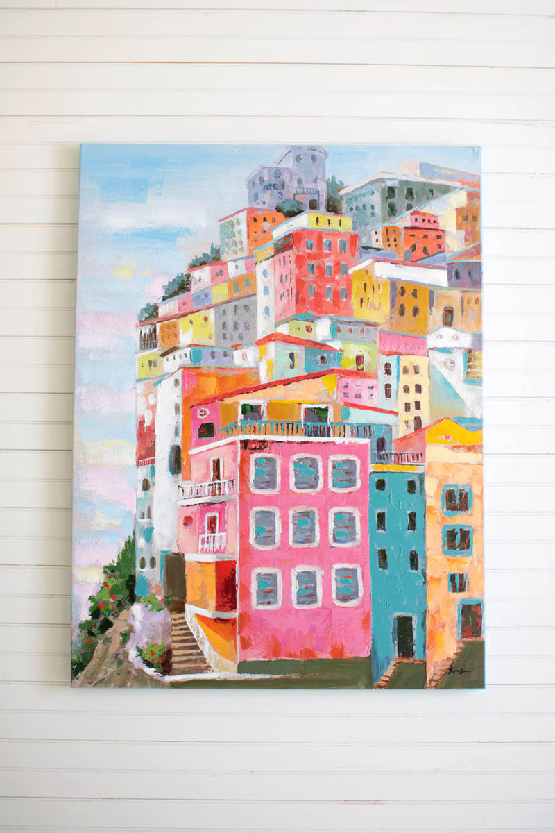 Colorful Houses Painting
