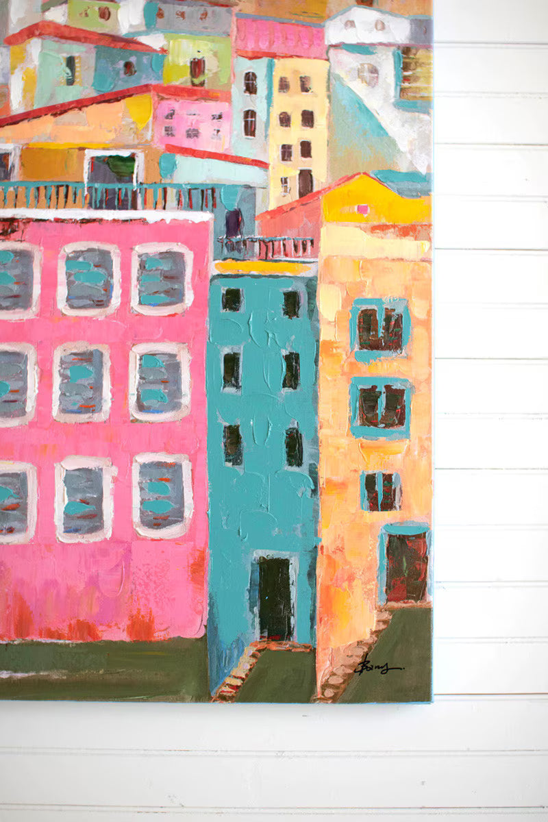Colorful Houses Painting