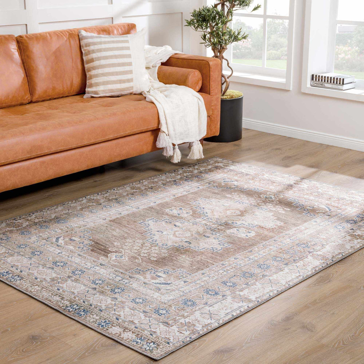 Baltinglass Flat Pile Washable Rug