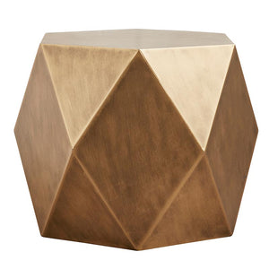 Gold Hexagon Table