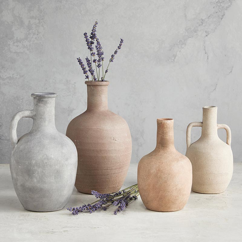 Cream Terracotta Vase