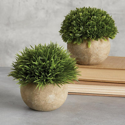 Dark Grass Pot - Set of 2