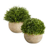 Dark Grass Pot - Set of 2