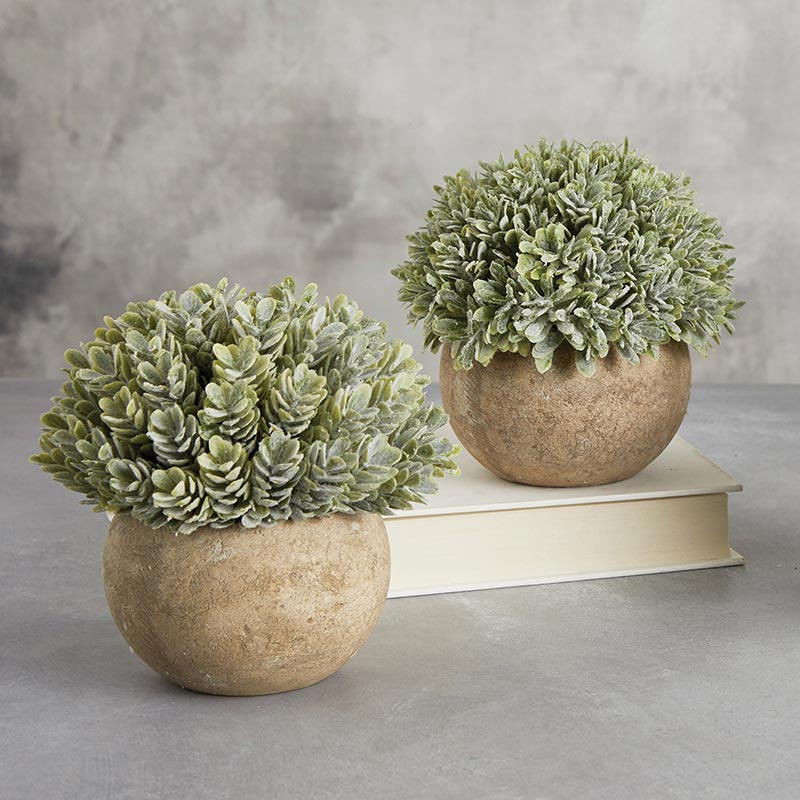 Light Grass Pot - Set of 2