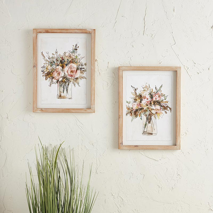 Watercolor Framed Art - Set of 2