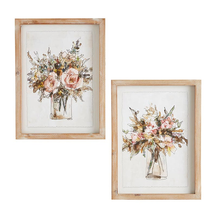 Watercolor Framed Art - Set of 2