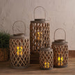 Grey Cylinder Lantern - Extra Large