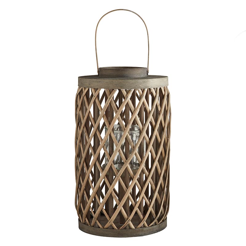 Grey Cylinder Lantern - Extra Large