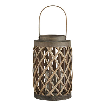 Grey Cylinder Lantern - Small