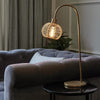 Rattan And Iron Table Lamp