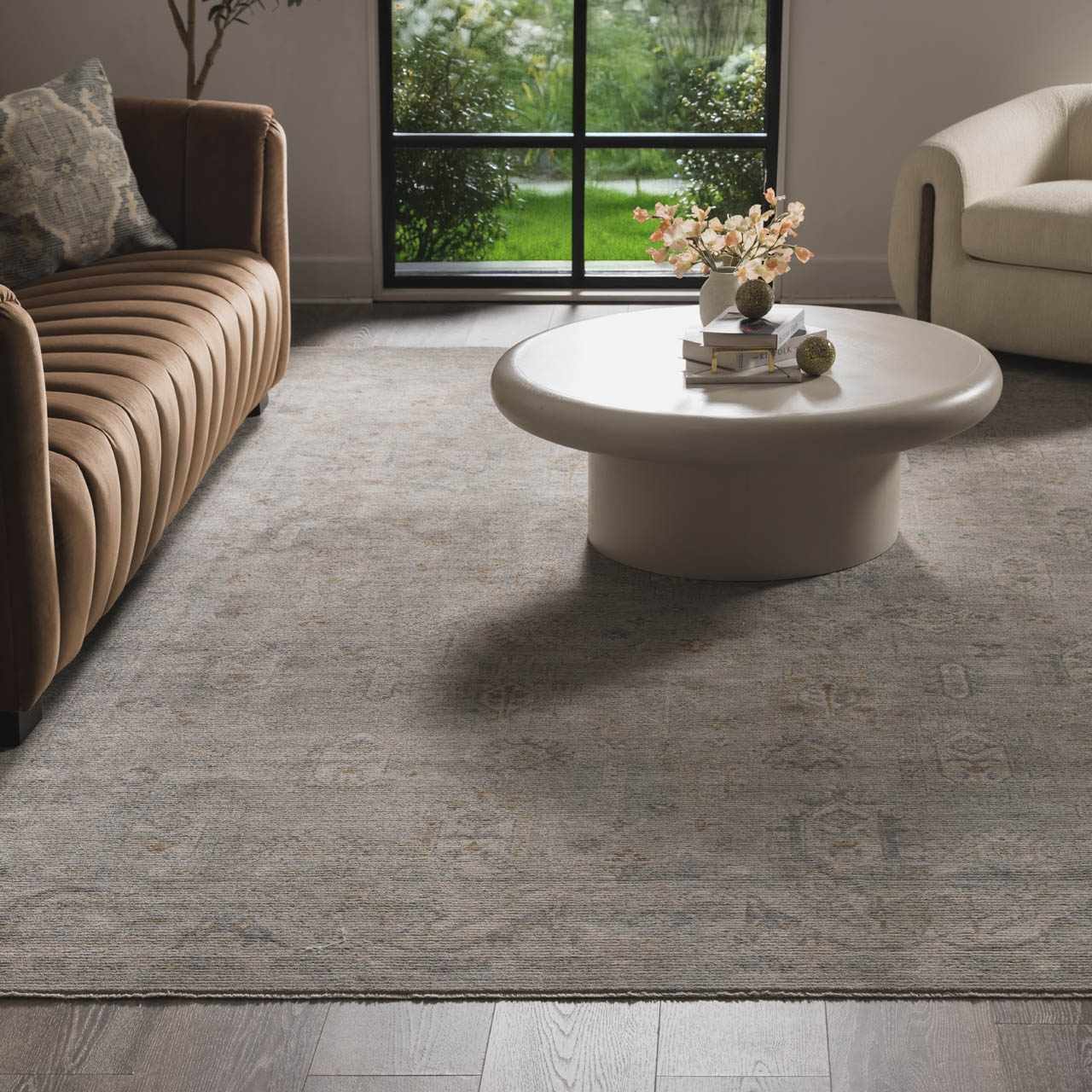 Coby Teal Avant Garde Thick Luxe Area Rug - Clearance