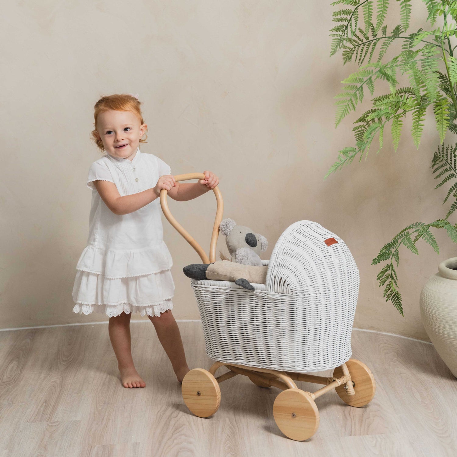 Colette Doll Stroller - White