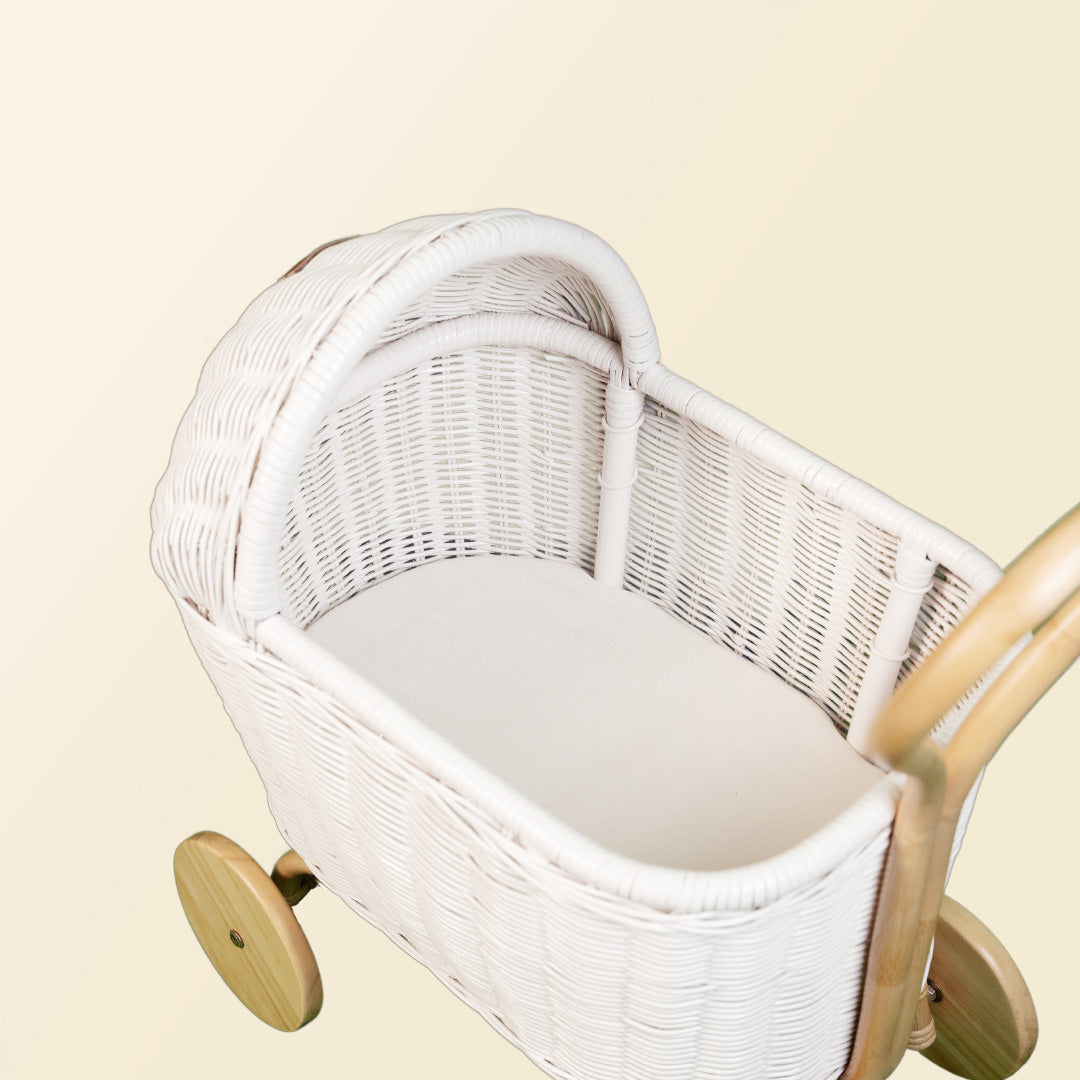 Colette Doll Stroller - White