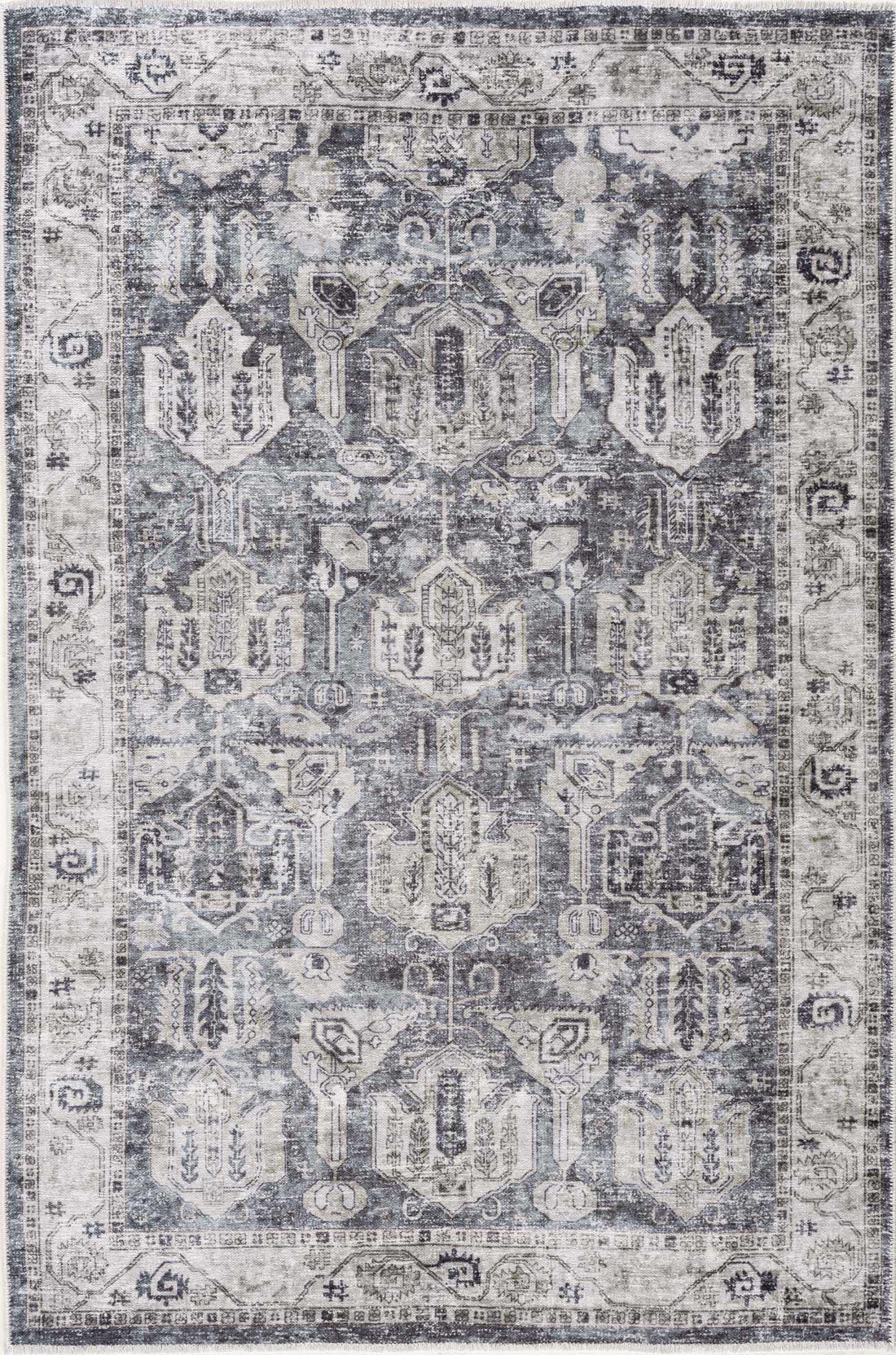 Off White Holi-4602 Washable Area Rug - Clearance