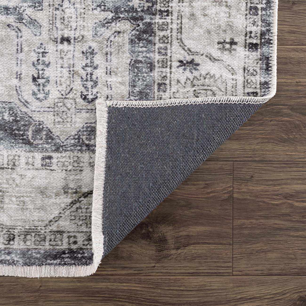 Off White Holi-4602 Washable Area Rug - Clearance
