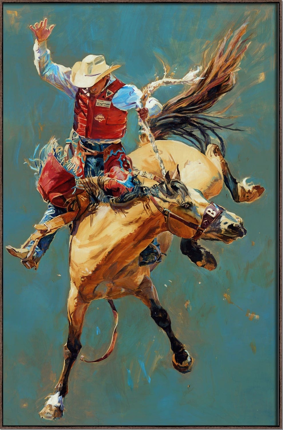 Buckskin and Red