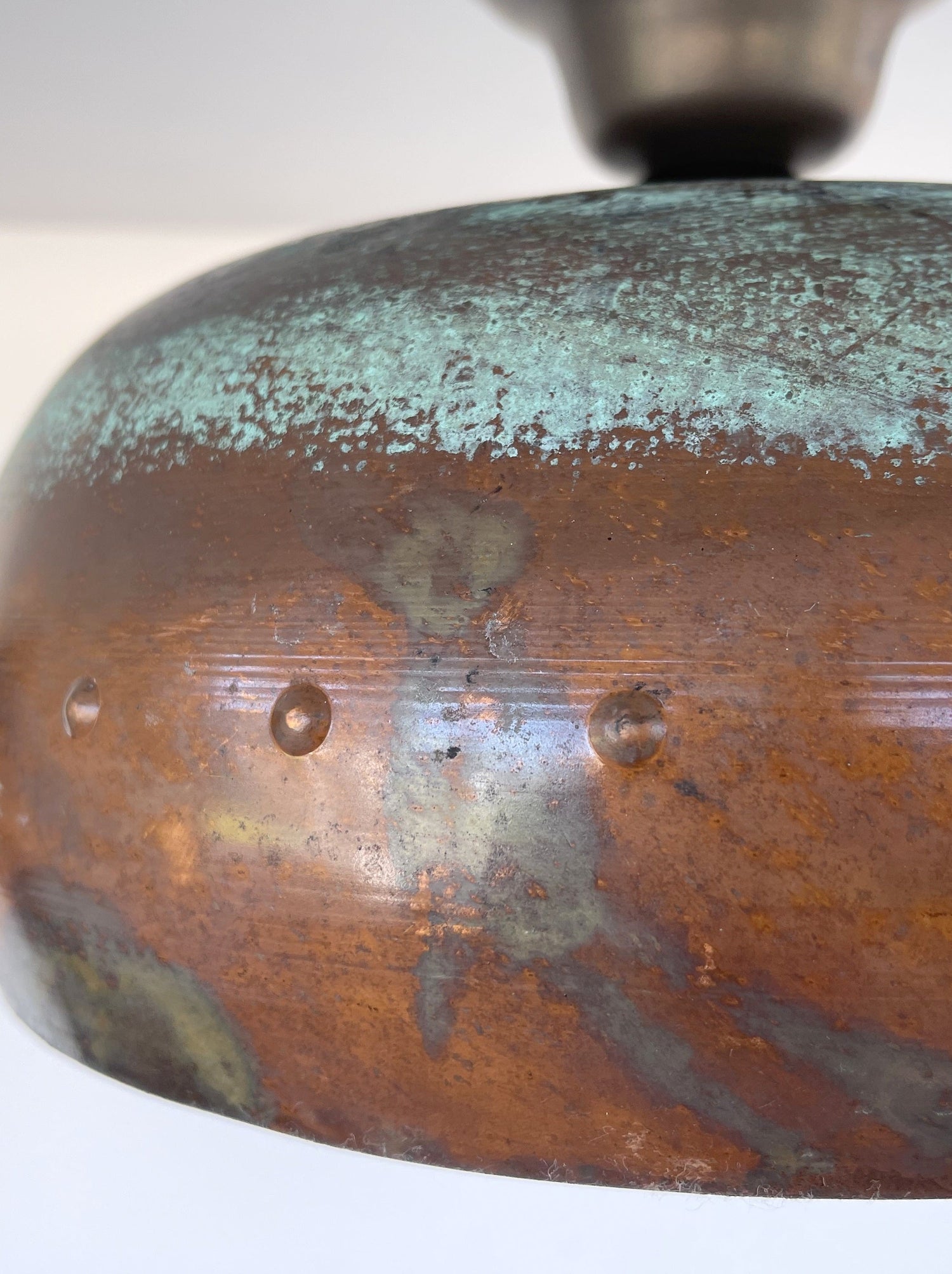 Copper Farmhouse Ceiling Light | 10" Wide