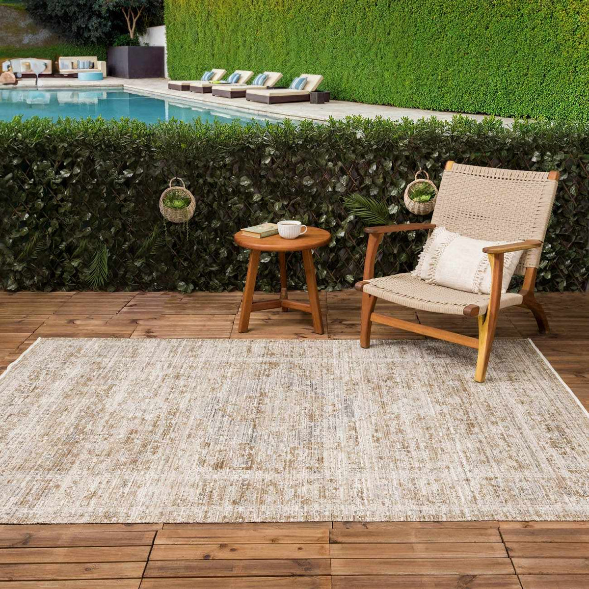 Aistys Washable Outdoor Area Rug - Clearance