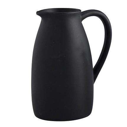 Black Ceramic Pitcher - Large