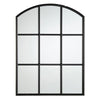 Black Window Pane Mirror