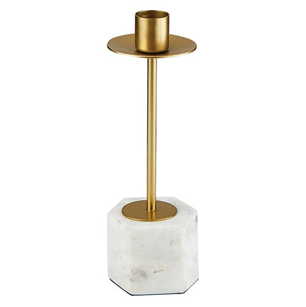 Gold Marble Candle Holder - Small