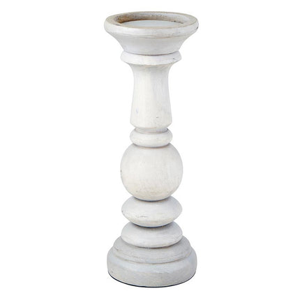 Light Gray Candle Holder - Large