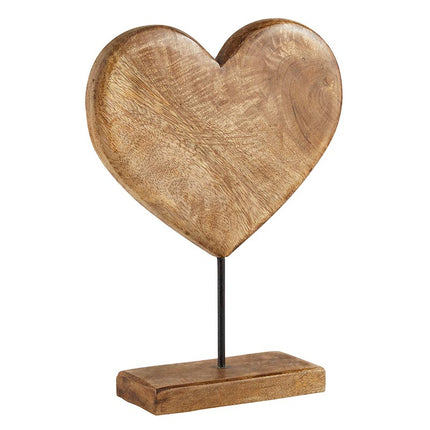 Wood Heart Stand