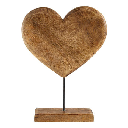 Wood Heart Stand