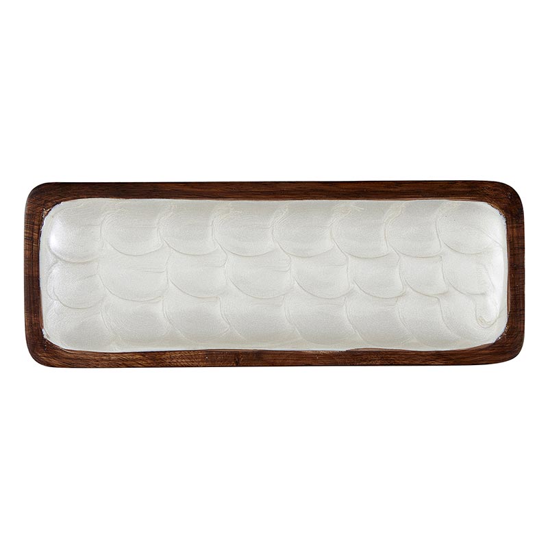 Inlaid Walnut Tray - Small