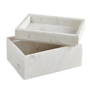White Marble Keepsake Box