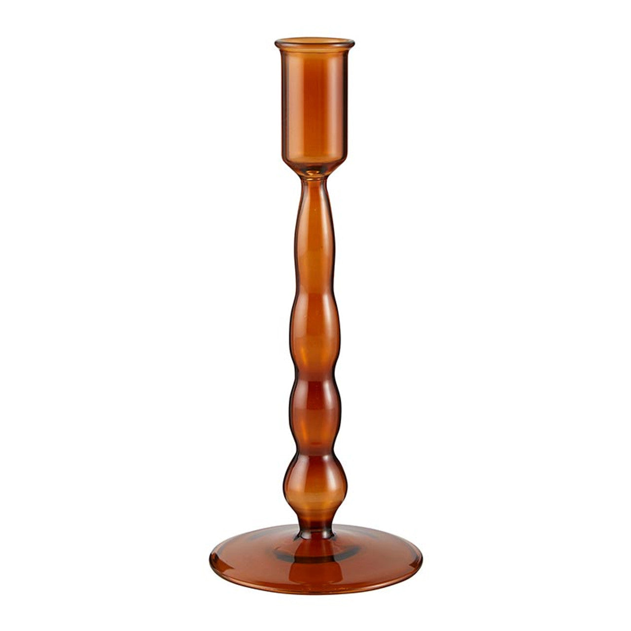 Amber Taper Candleholder - Small